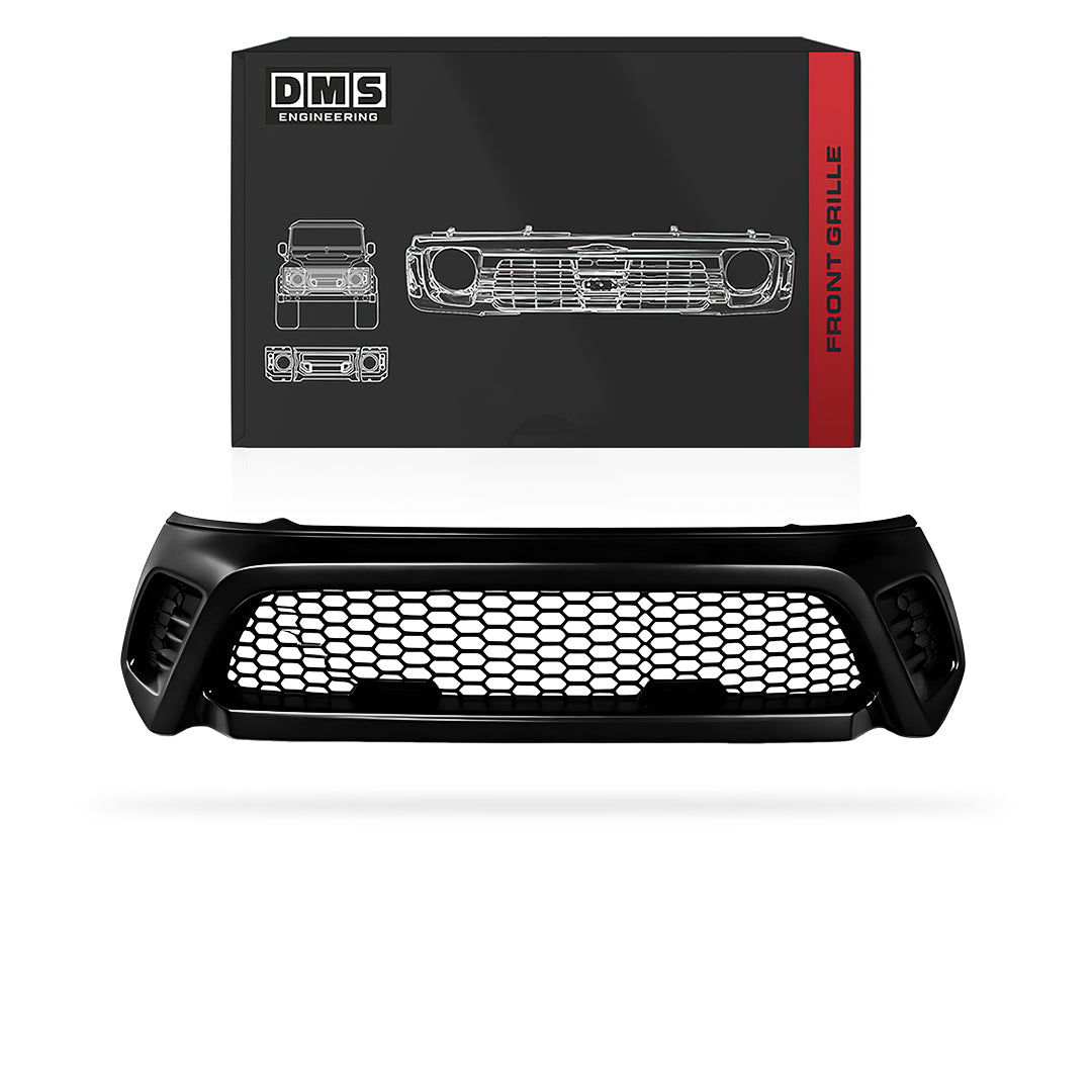 Toyota HiLux N80 (2015 - 2018) Red / White / Black Grille with LED