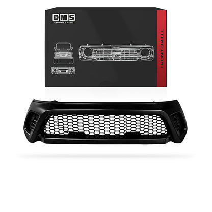 Toyota HiLux N80 (2015 - 2018) Red / White / Black Grille with LED