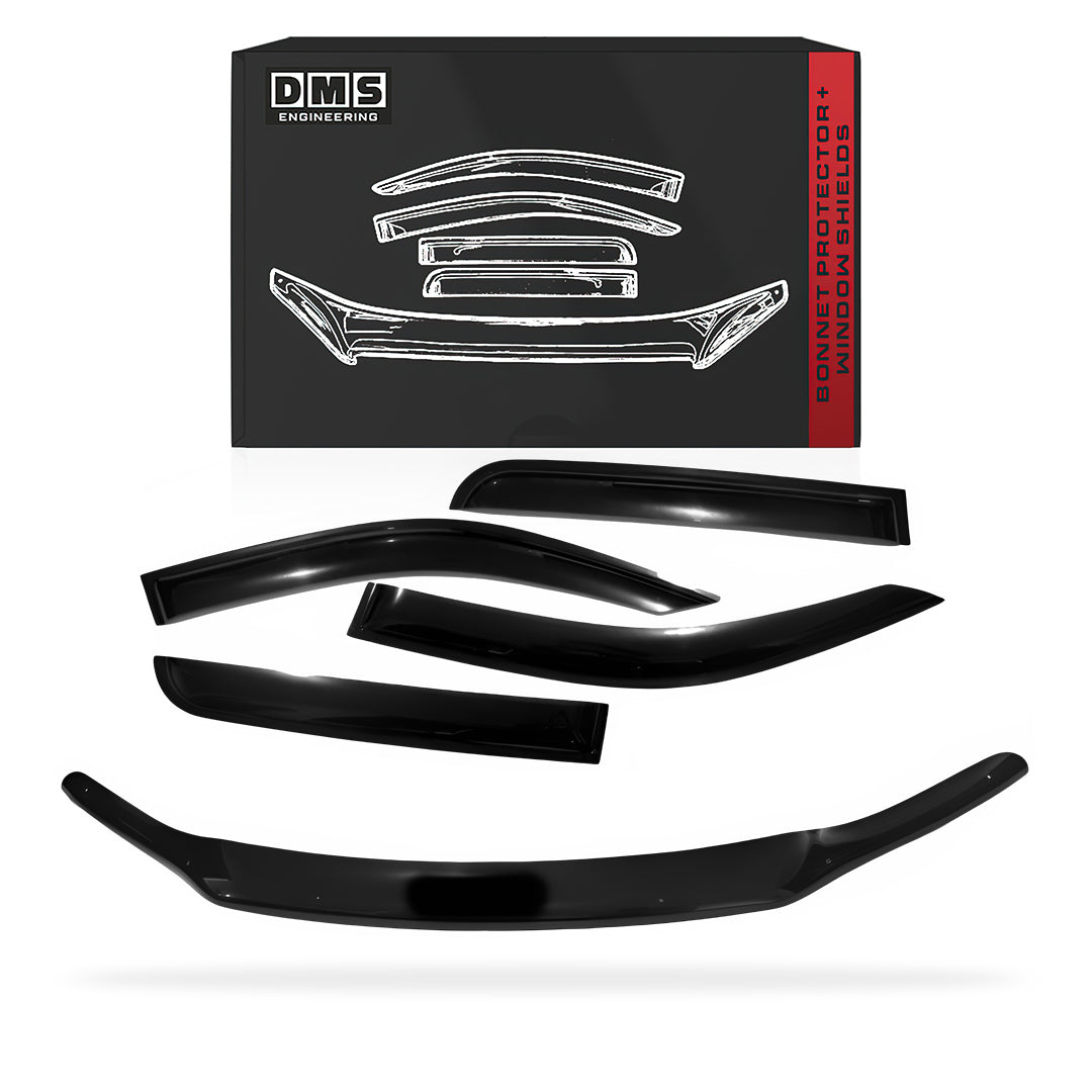 Toyota HiLux N80 (2015 - 2019) Bonnet Protector + Weather Shields