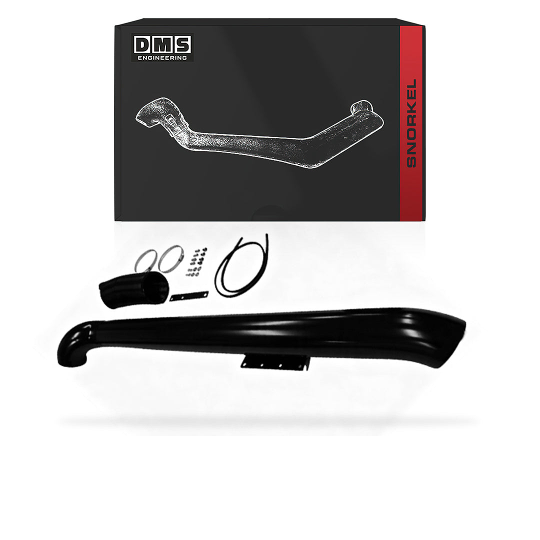 Toyota HiLux N80 (2015 - 2022) Black Stainless Steel Snorkel Kit