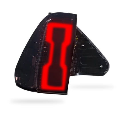 Toyota HiLux N80 (2015 - 2025) Sequential Smoked 3D Stripe Bar Full LED Tail Lights LH + RH