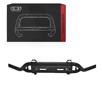 Toyota HiLux N80 (2015 - 2026) Shark Gloss Black Heavy Duty Steel Nudge Bar