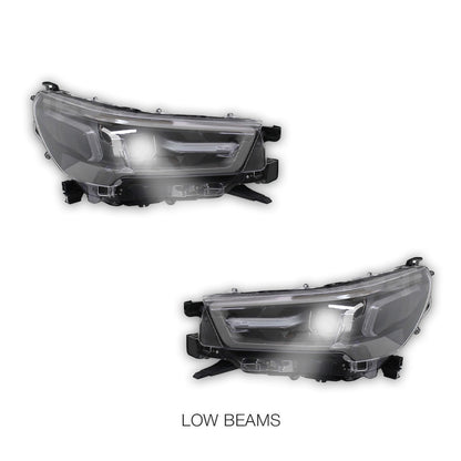 Toyota HiLux N80 (2021 - 2026) DRL LED Projector Headlights LH + RH