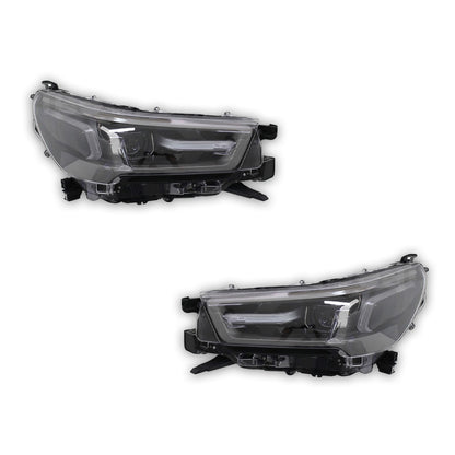Toyota HiLux N80 (2021 - 2026) DRL LED Projector Headlights LH + RH