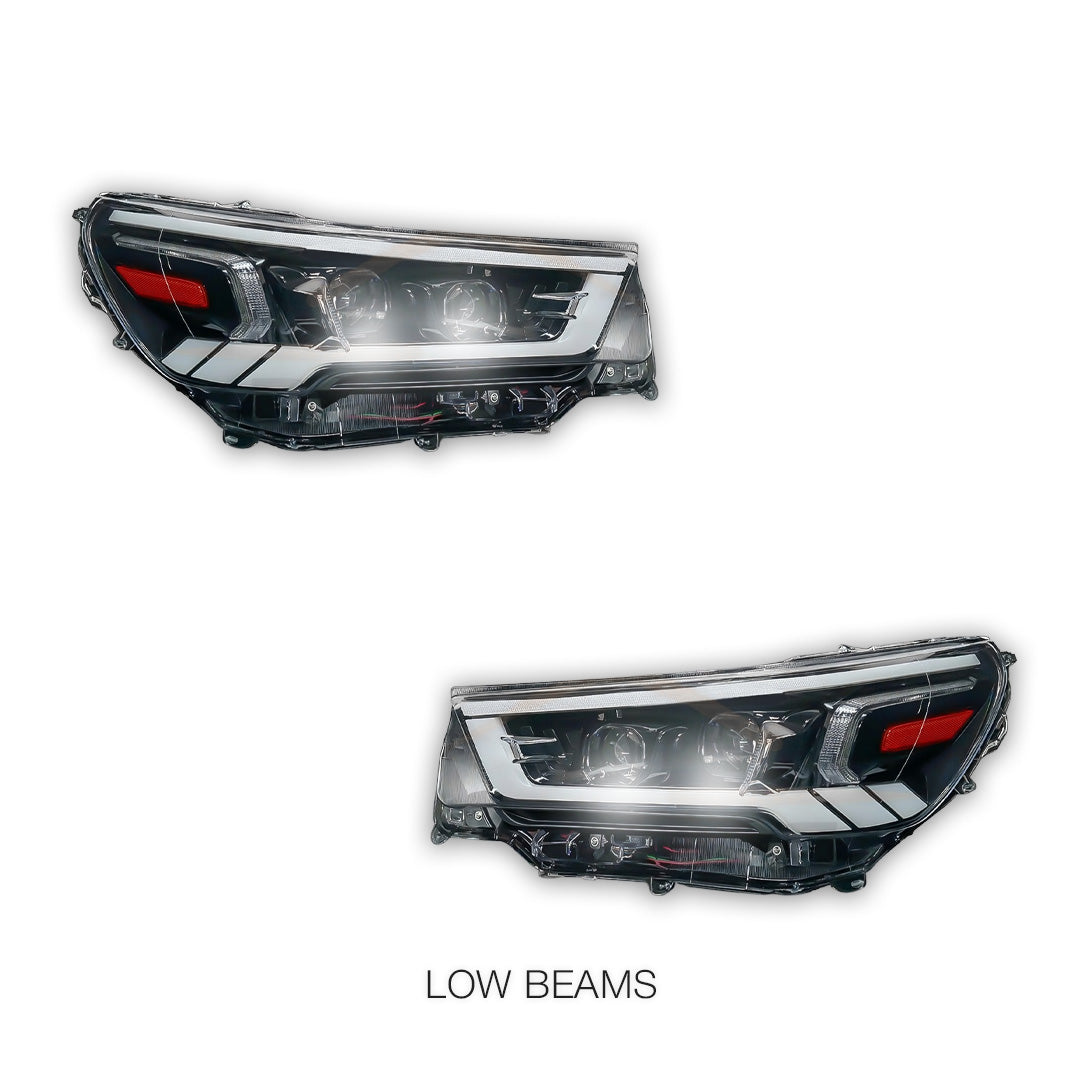 Toyota HiLux N80 (2021 - 2026) Sequential DRL LED Headlights LH + RH