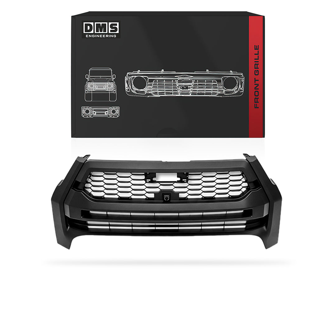 Toyota HiLux Rogue N80 (2021 - 2026) Front Matte Black Chrome Delete Grille
