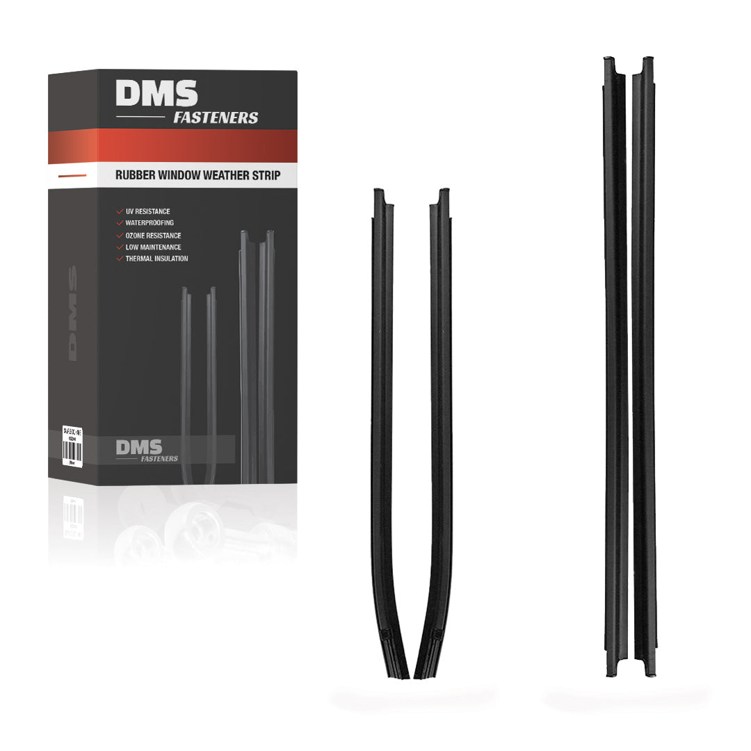 Ford Ranger XL, XLT, Wildtrak, Raptor PX (MK1, MK2, MK3) Dual Cab Window Seal Weather Strips (2011+)