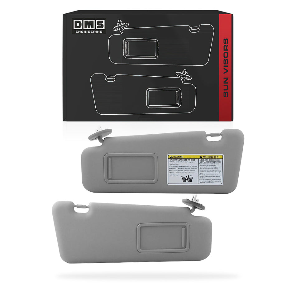 Toyota Kluger XU40 (2008 - 2013) Grey Interior Sun Visors LH + RH
