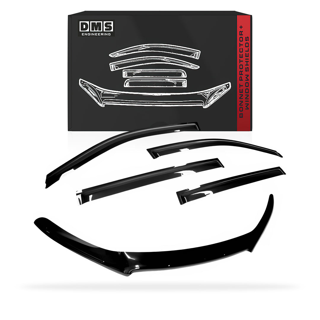 Toyota Kluger XU50 (2013 - 2020) Bonnet Protector + Weather Shields