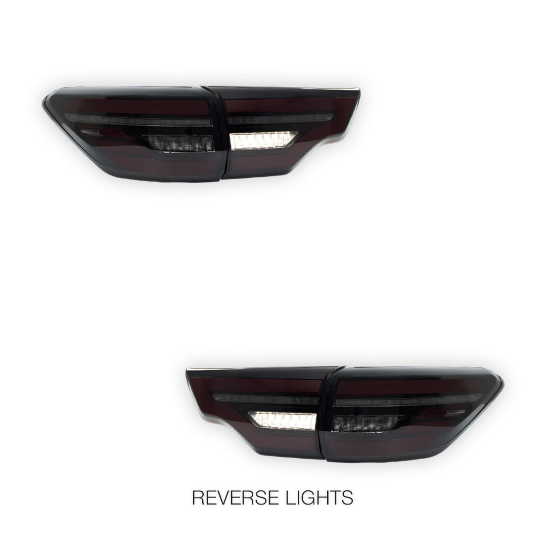 Toyota Kluger XU50 (2014 - 2019) Clear Animation Sequential Tail Lights LH + RH