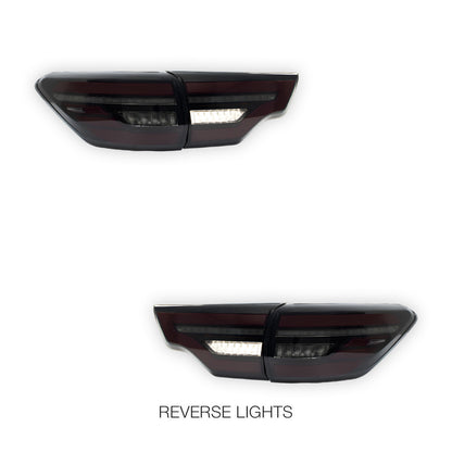 Toyota Kluger XU50 (2014 - 2019) Clear Animation Sequential Tail Lights LH + RH