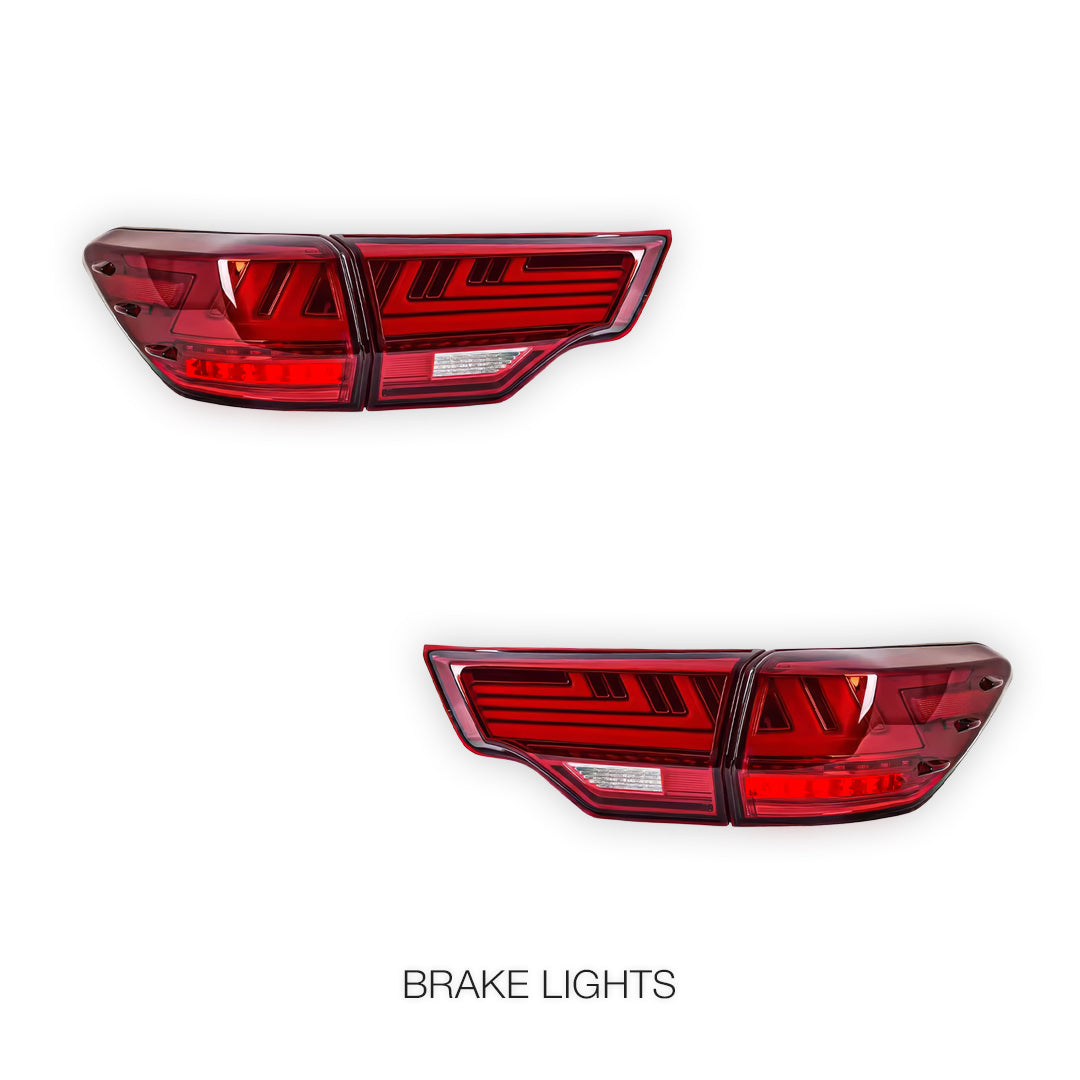 Toyota Kluger XU50 (2016 - 2020) Animation Tail Lights LH + RH
