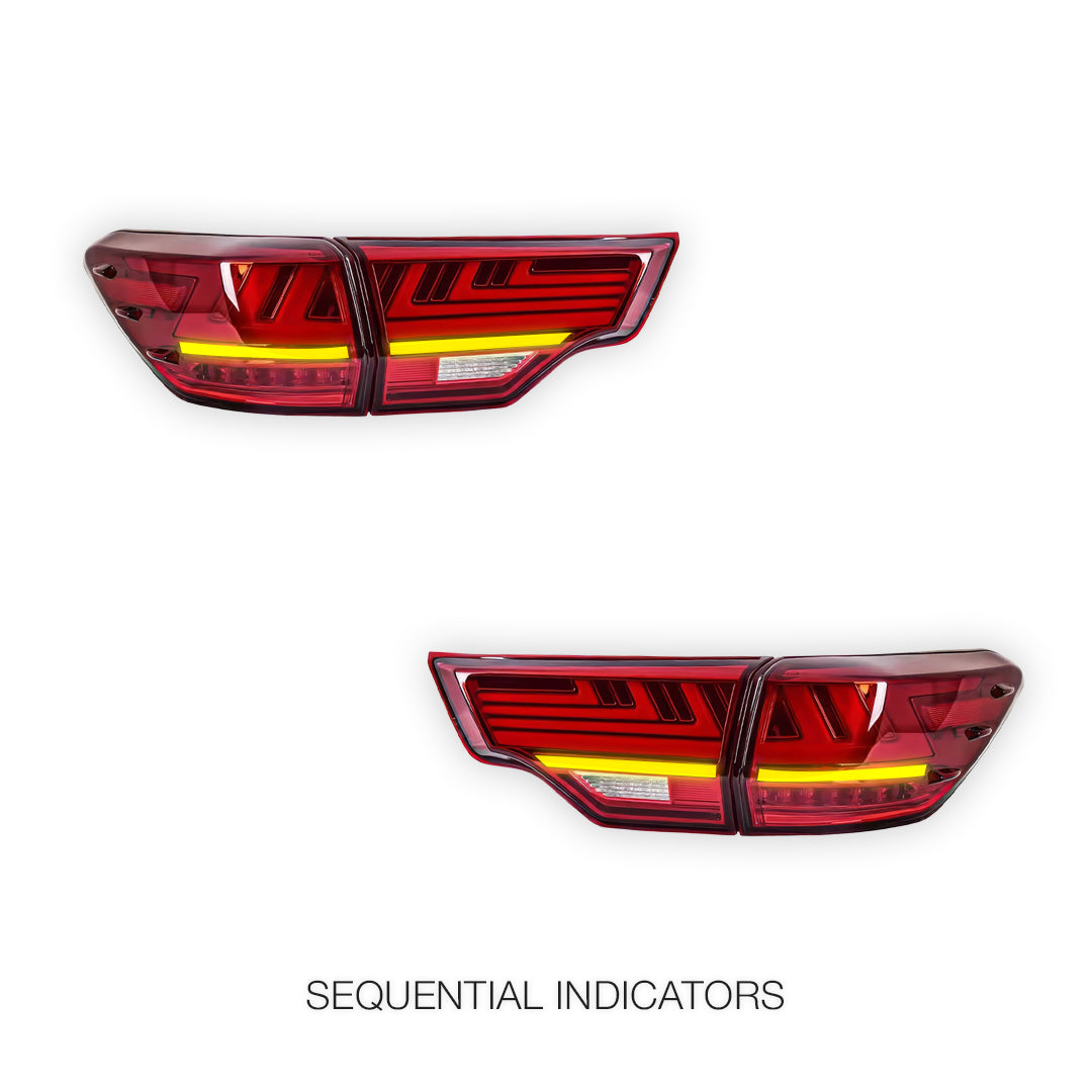 Toyota Kluger XU50 (2016 - 2020) Animation Tail Lights LH + RH
