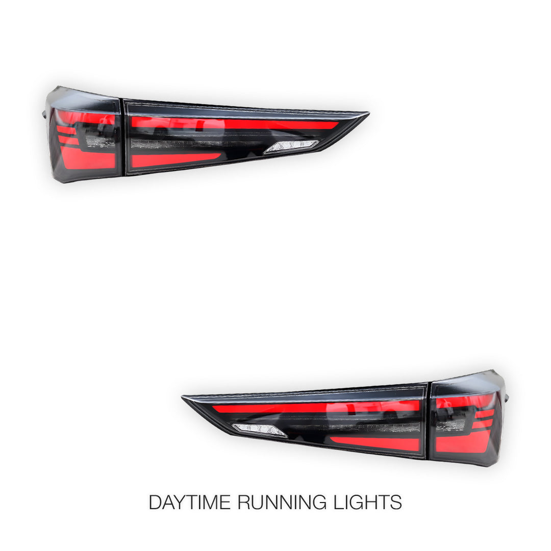 Toyota Kluger XU70 (2020 - 2022) Clear Sequential Tail Lights LH + RH