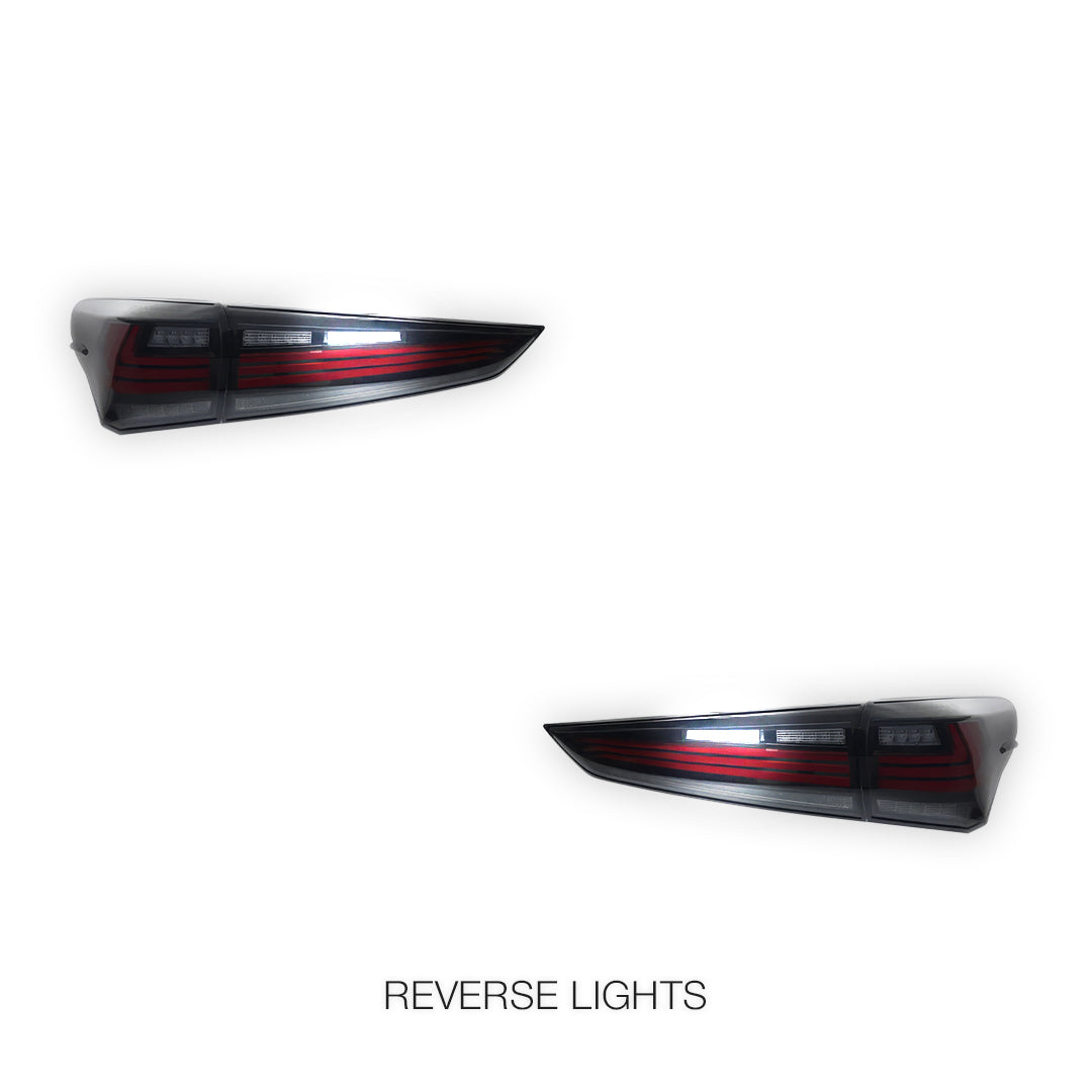 Toyota Kluger XU70 (2020 - 2026) Sequential Black Full LED Tail Lights LH + RH