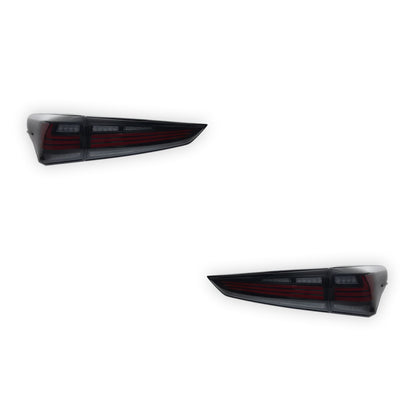 Toyota Kluger XU70 (2020 - 2026) Sequential Black Full LED Tail Lights LH + RH