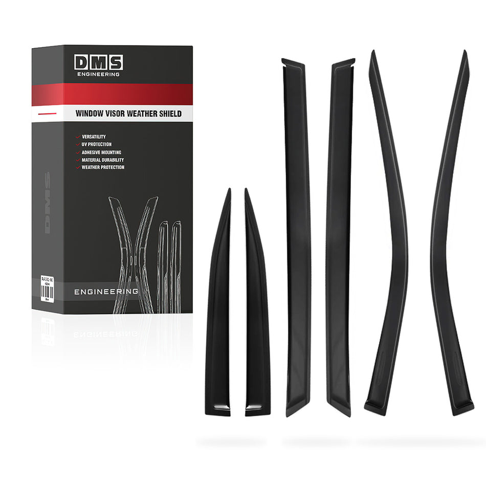 Toyota Kluger XU70 (2021 - 2025) Front and Rear Window Visor Weather Shields