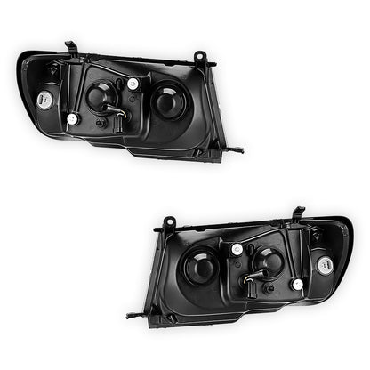 Toyota LandCruiser 100 Series Altezza (1998 - 2004) Chrome OEM Style Headlights LH + RH