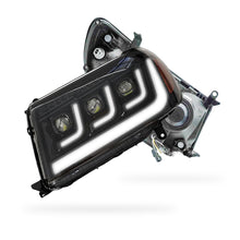 Toyota LandCruiser 100 Series (1998 - 2007) Full LED Triple Lens DRL Projector Headlights LH + RH