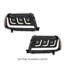 Toyota LandCruiser 100 Series (1998 - 2007) Full LED Triple Lens DRL Projector Headlights LH + RH
