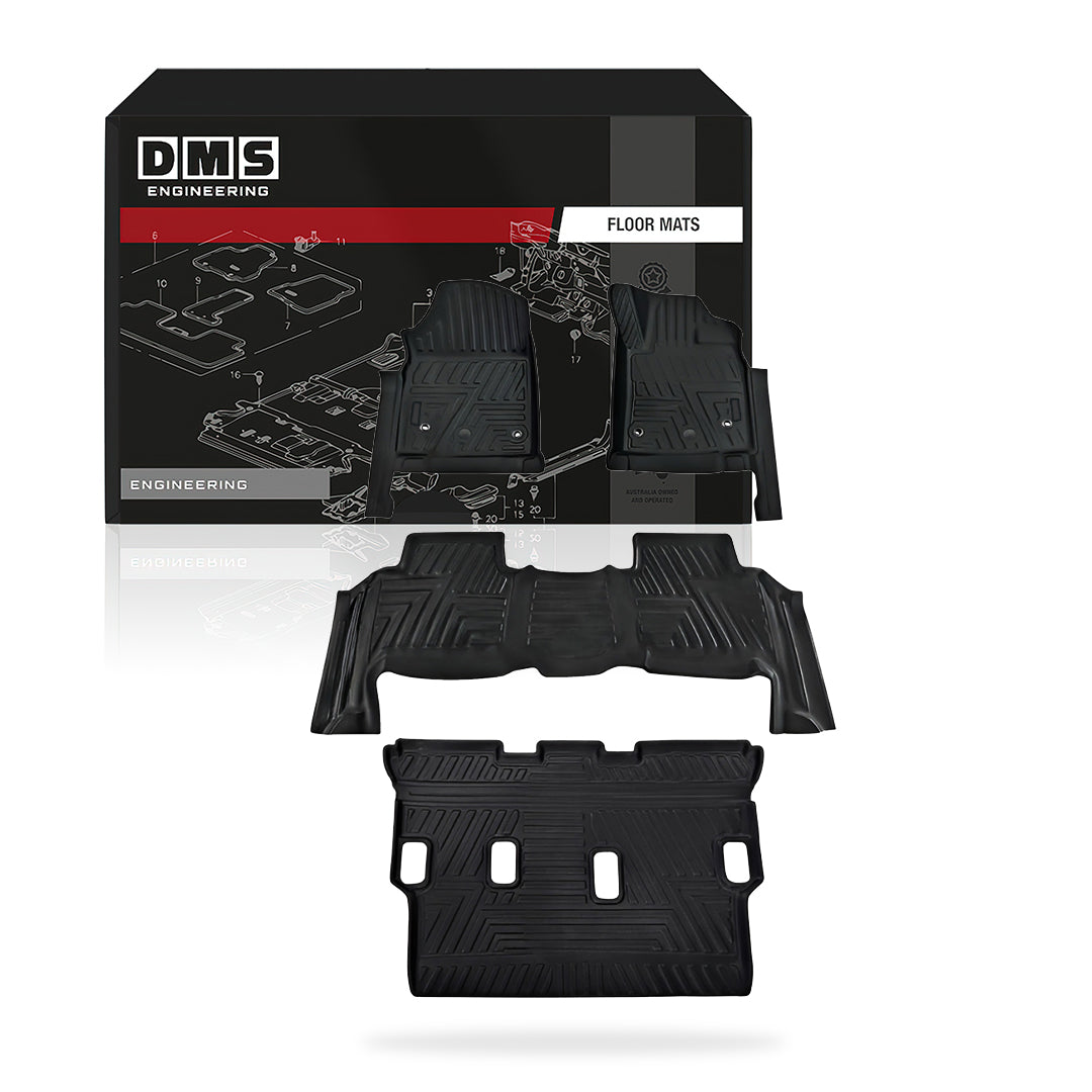 Toyota Land Cruiser 200 Series Altitude VX Sahara (2007 - 2012) Moulded Car Floor Mats