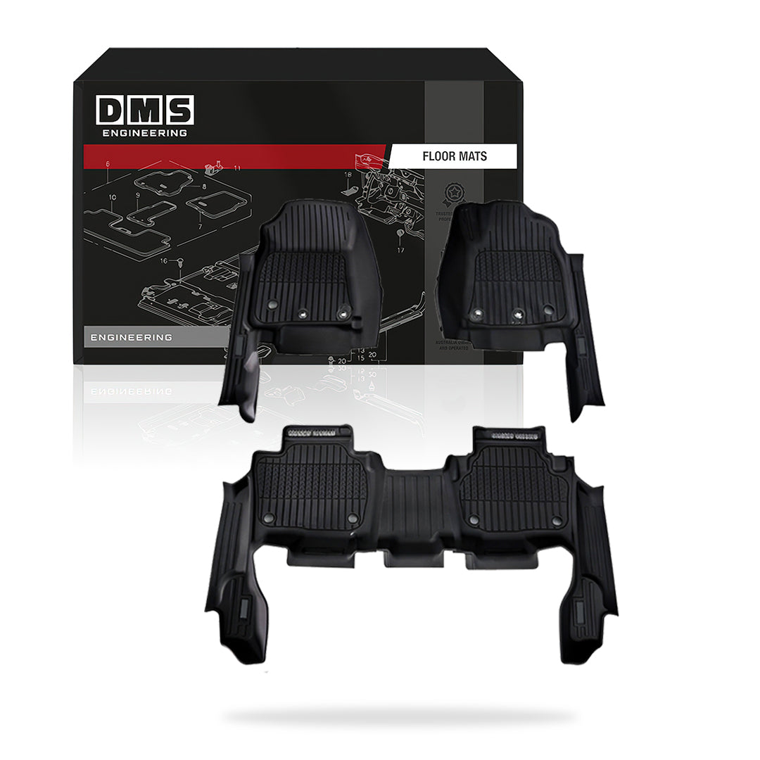 Toyota LandCruiser 200 Series Altitude / VX / Sahara (2012 - 2021) Injection Floor Mats