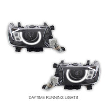 Toyota LandCruiser 200 Series Facelift (2016 - 2021) Angel Eyes LED DRL Headlights LH + RH