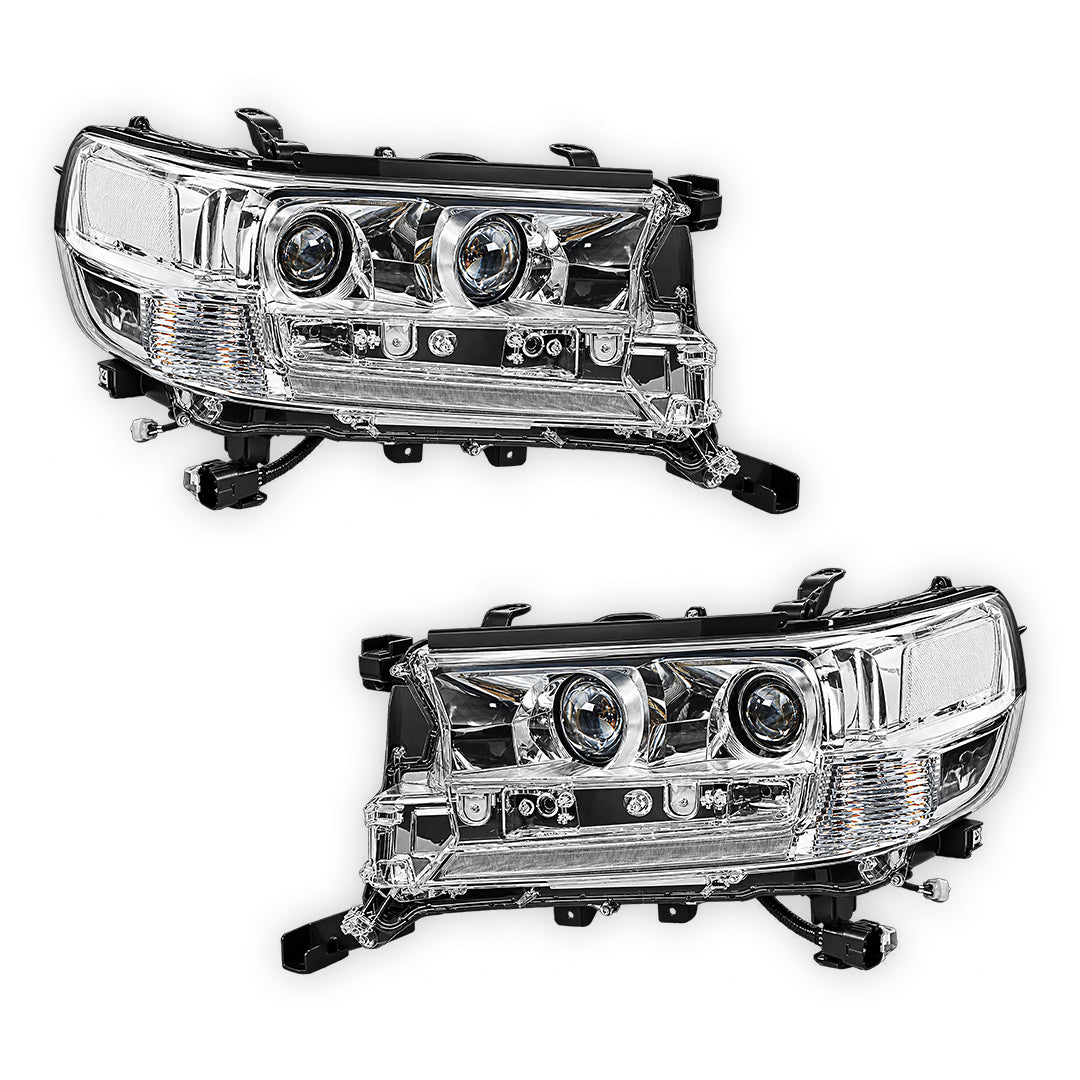Toyota LandCruiser 200 Series GXL (2015 - 2021) Genuine No Xenon Headlights LH + RH
