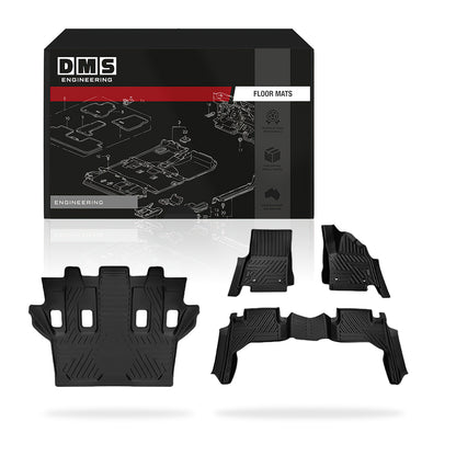 Toyota LandCruiser 300 Series 7- Seater (2021 - 2026) Injection Type Floor Mats
