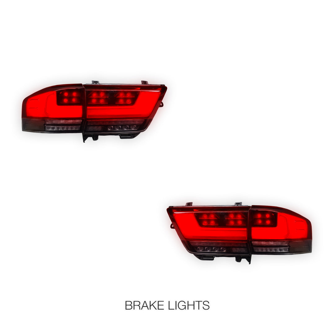 Toyota LandCruiser 300 Series (2021 - 2025) Sequential Indicator Full LED Tail Lights LH + RH