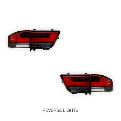 Toyota LandCruiser 300 Series (2021 - 2025) Sequential Indicator Full LED Tail Lights LH + RH