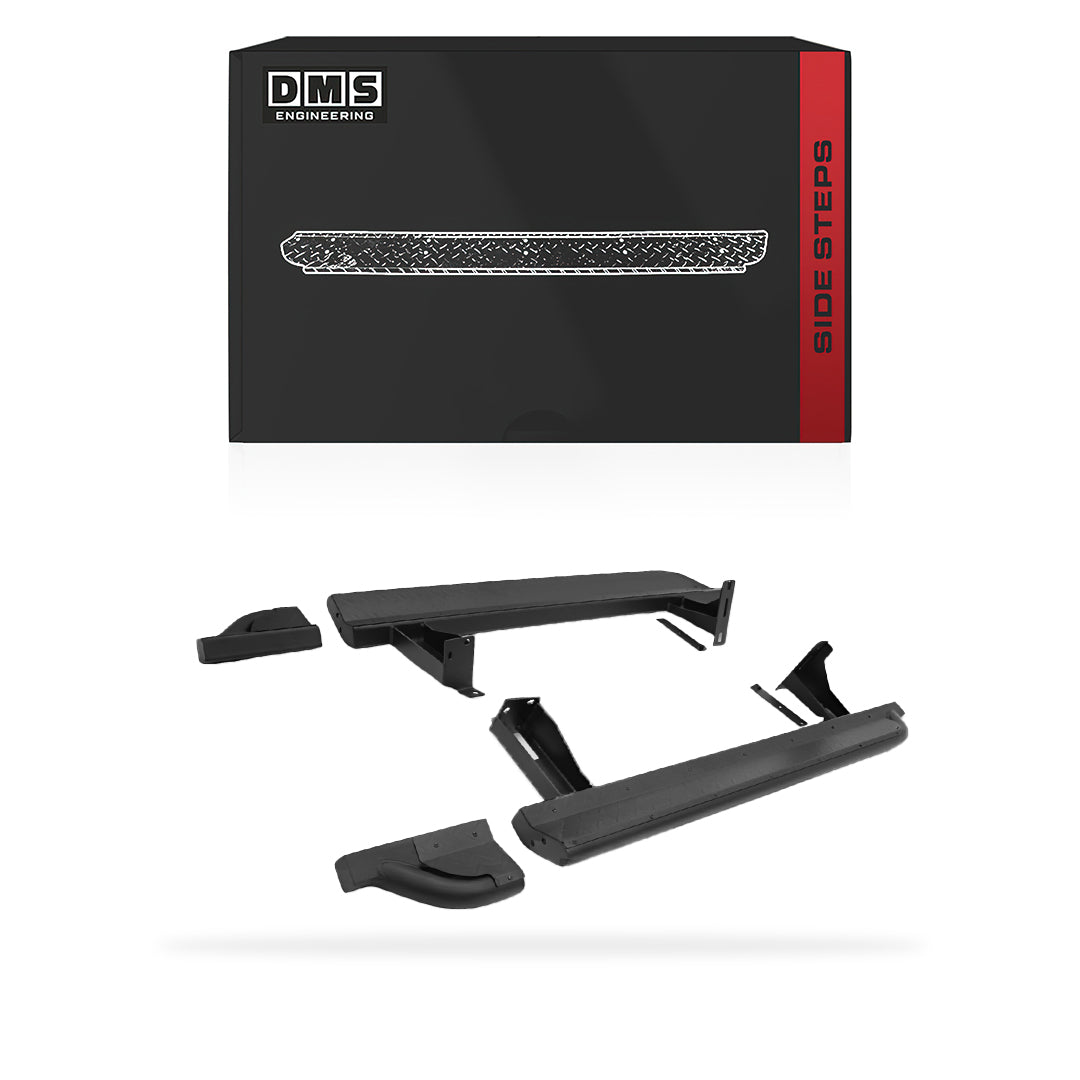 Toyota LandCruiser 76 Series (2007 - 2026) Heavy Duty Angled Rock Sliders Side Steps