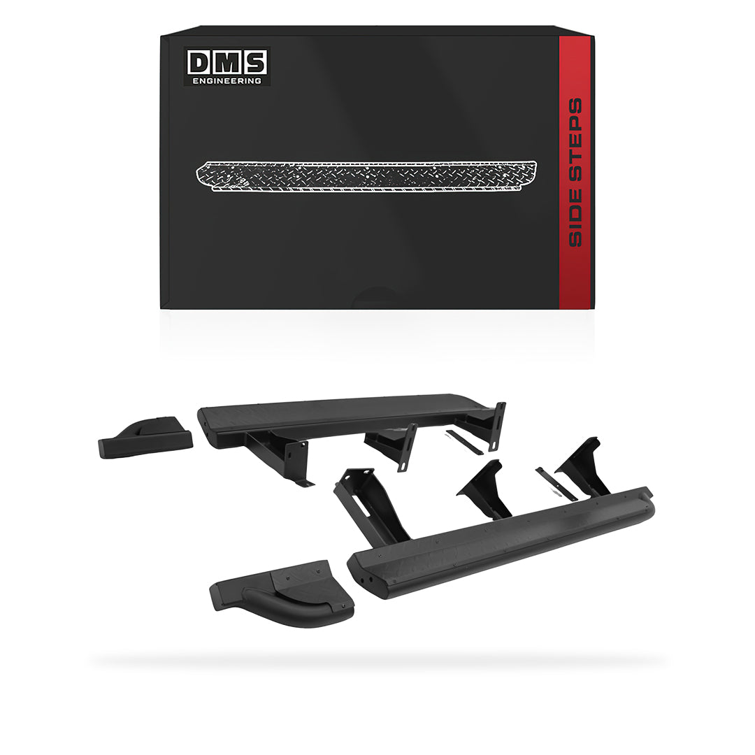 Toyota LandCruiser 79 Series Dual Cab (2007 - 2023) Heavy Duty Angled Rock Sliders Side Steps