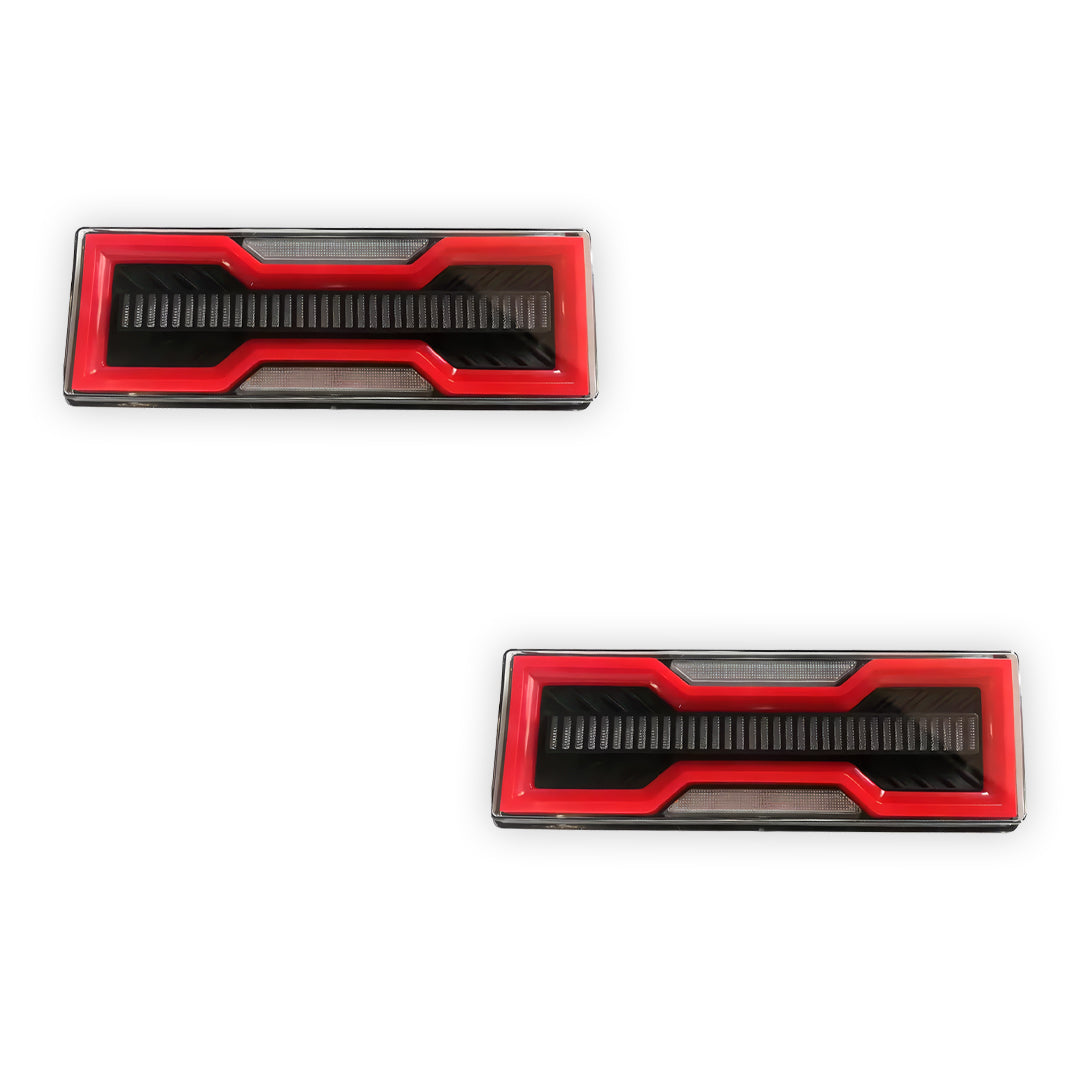 Toyota LandCruiser 70 / 75 / 78 / 79 Series (1984 - 2022) Smoked Tail Lights LH + RH
