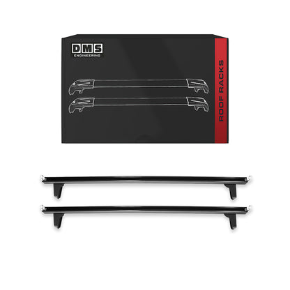 Toyota LandCruiser 79 Series (2000 - 2026) 3 x Cross Bars Black Aluminum Roof Racks