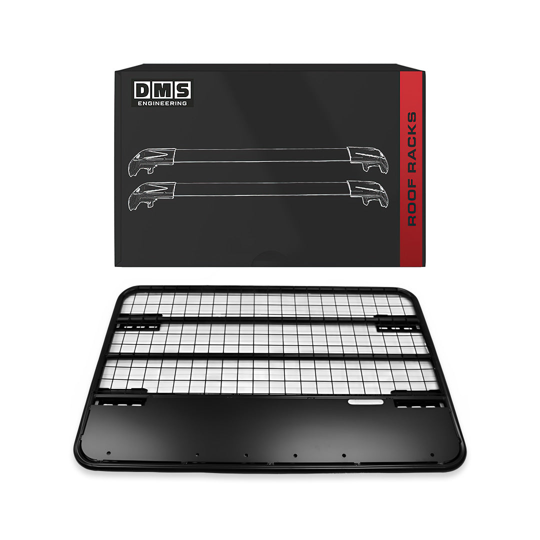 Toyota LandCruiser 79 Series (2000 - 2026) Black 125x85cm Flat Steel Roof Rack