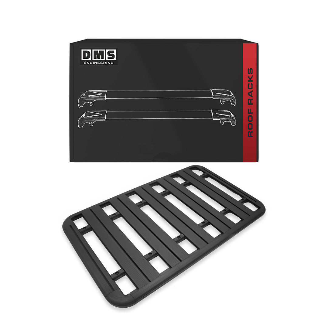 Toyota LandCruiser 79 Series (2000 - 2026) Black 85x142cm Platform Roof Rack