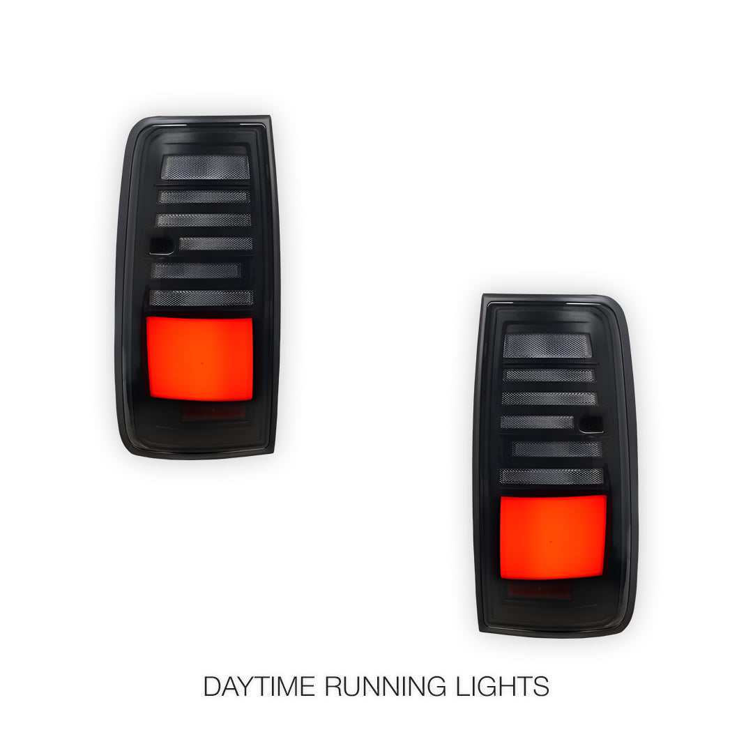 Toyota LandCruiser 80 Series (1990 - 1997) Sequential Smoked Full LED Tail Lights LH + RH