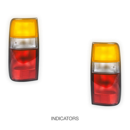 Toyota LandCruiser 80 Series (1990 - 1997) Tail Lights LH + RH