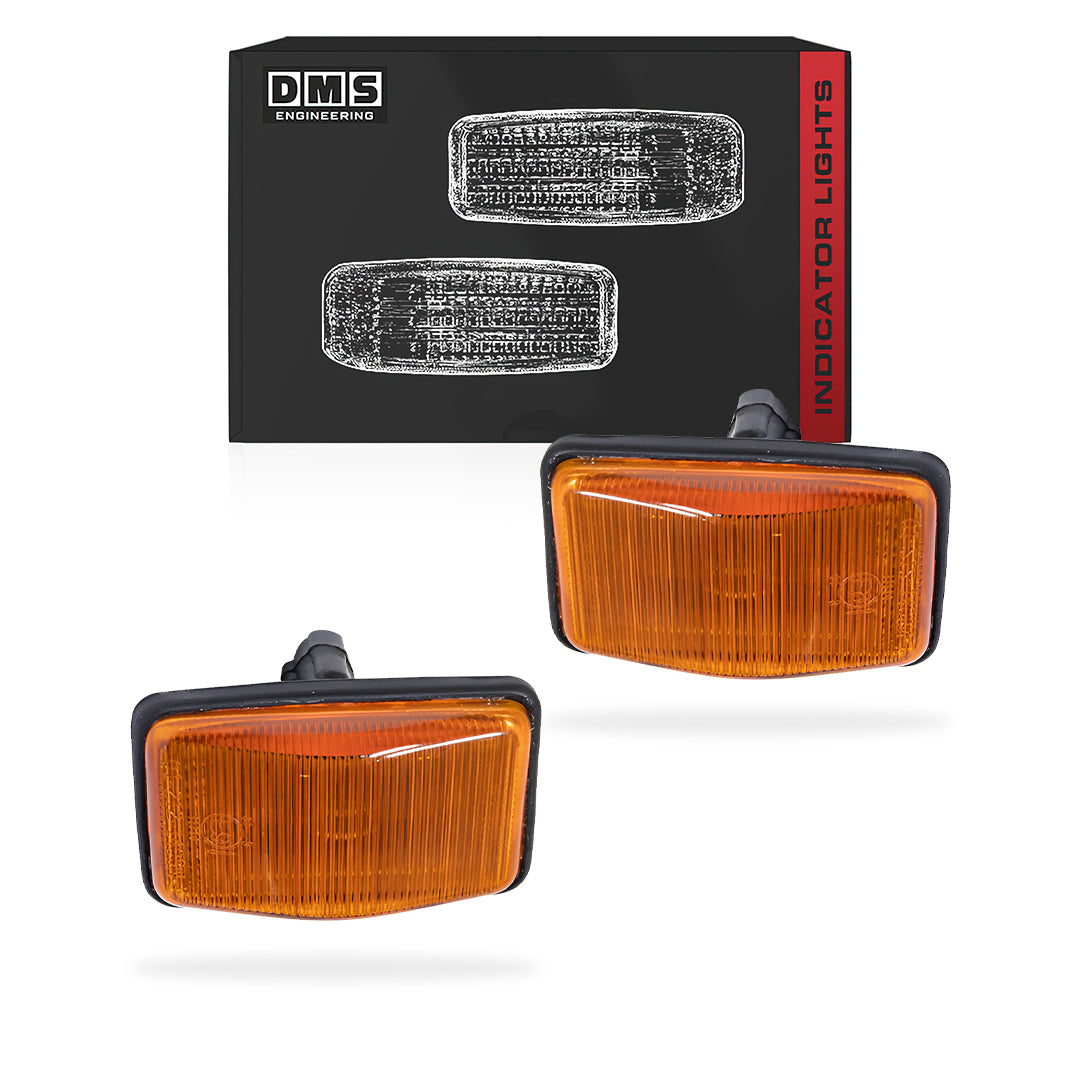 Toyota LandCruiser 80 Series (1990 - 1998) Amber Side Guard Indicator Lights RH + LH