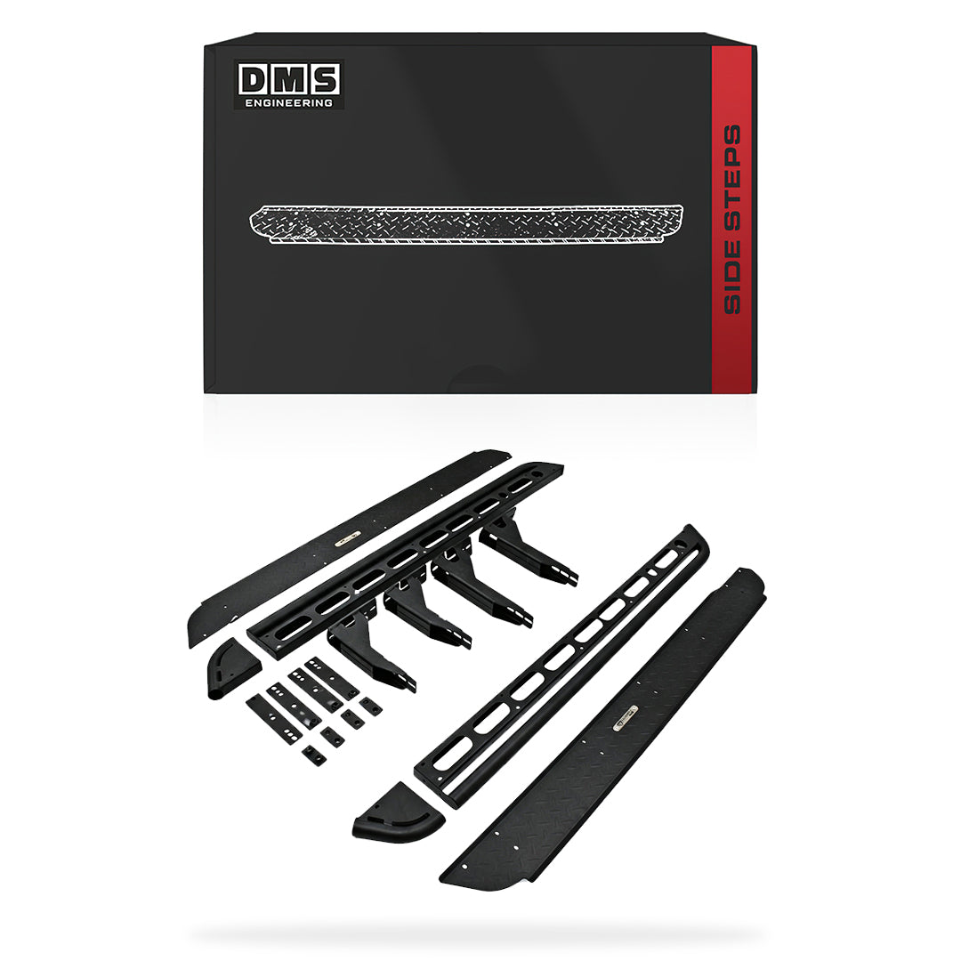 Toyota LandCruiser 80 Series (1990 - 1998) Heavy Duty Cobra 4x4 Rock Sliders Side Steps