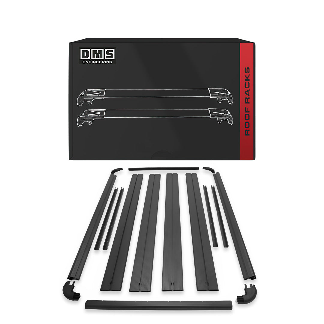 Toyota LandCruiser 80 Series (All Models) / 76 Series (1990 - 2026) Black 220x125cm Roof Rack