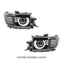 Toyota LandCruiser FJ70 / LC73 / LC76 / LC78 / LC79 Series (2023 - 2026) Black Full LED Laser Headlights LH + RH
