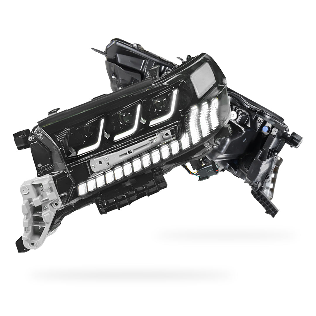 Toyota LandCruiser LC200 / FJ200 Series (2015 - 2021) Sequential Full LED DRL Headlights LH + RH