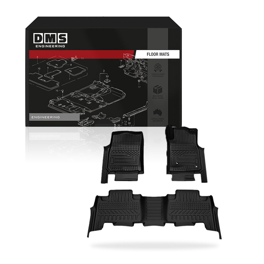 Toyota LandCruiser Prado 120 Series Auto Transmission (2003 - 2009) Car Floor Mats