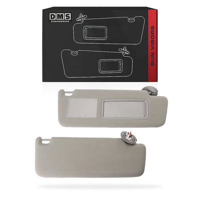 Toyota LandCruiser Prado 120 Series (2002 - 2010) Grey Interior Sun Visors LH + RH