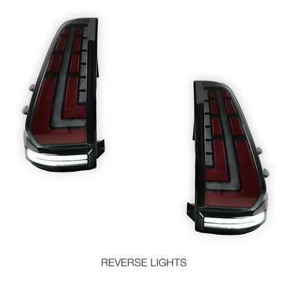 Toyota LandCruiser Prado 120 Series (2003 - 2009) Smoked Tail Lights LH + RH