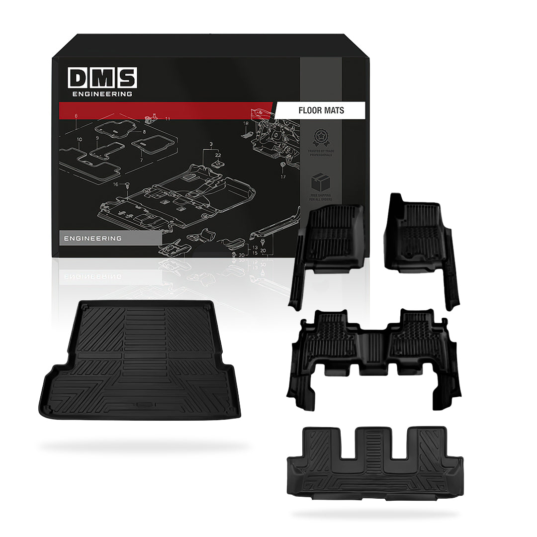 Toyota LandCruiser Prado 150 Series 7 - Seater (2009 - 2024) Car Floor Mats