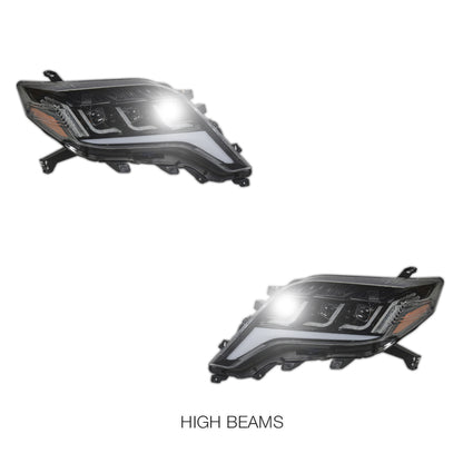 Toyota LandCruiser Prado FJ150 / LC150 Series / Kakadu / VX (2013 - 2017) Full LED Headlights LH + RH