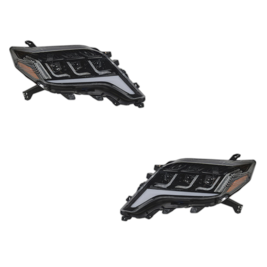 Toyota LandCruiser Prado FJ150 / LC150 Series / Kakadu / VX (2013 - 2017) Full LED Headlights LH + RH